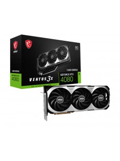 ვიდეო დაფა: MSI GeForce RTX4080 16GB VENTUS 3X OC 256-Bit GDDR6X - 912-V511-044