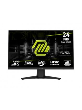 მონიტორი: MSI MAG 244F 23.8" FHD 200Hz 0.5ms HDMI DP - 9S6-3BC41H-011