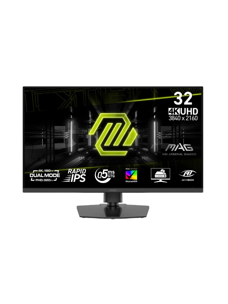 მონიტორი: MSI MAG 322URDF E16 31.5" 4K UHD IPS 160Hz 0.5ms 2xHDMI DP USB - 9S6-3DD89T-012