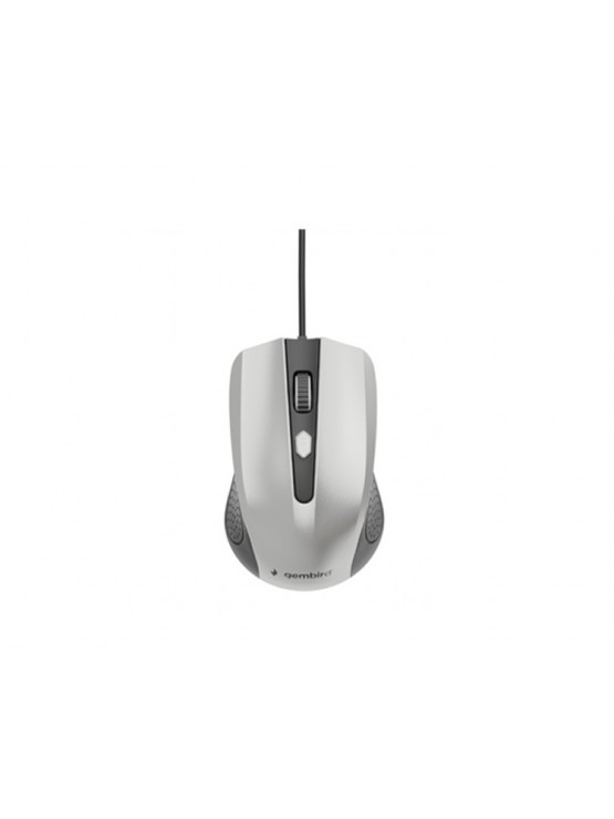 მაუსი: Gembird MUS-4B-01-BS Wired optical mouse black/silver