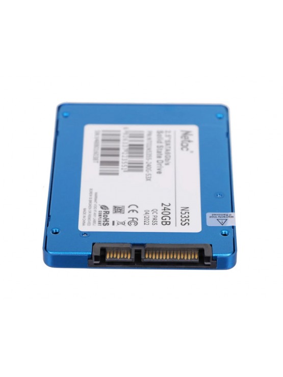 მყარი დისკი: NETAC N535S 240GB SSD SATA III 6Gb/s 2.5" - NT01N535S-240G-S3X
