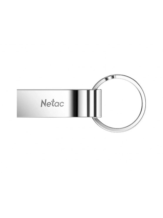ფლეშ მეხსიერება: NETAC U275 64GB USB 2.0 Flash Drive Silver - NT03U275N-064G-20SL
