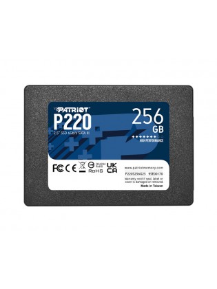 მყარი დისკი: Patriot P220 256GB SSD SATA 3 2.5"- P220S256G25