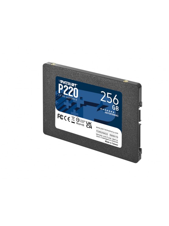 მყარი დისკი: Patriot P220 256GB SSD SATA 3 2.5"- P220S256G25