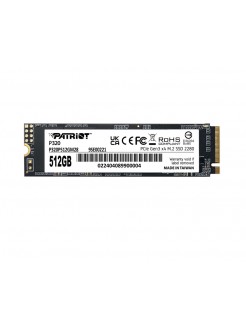 მყარი დისკი: Patriot P320 512GB SSD M.2 2280 PCIe Gen 3.0 x4 NVMe - P320P512GM28
