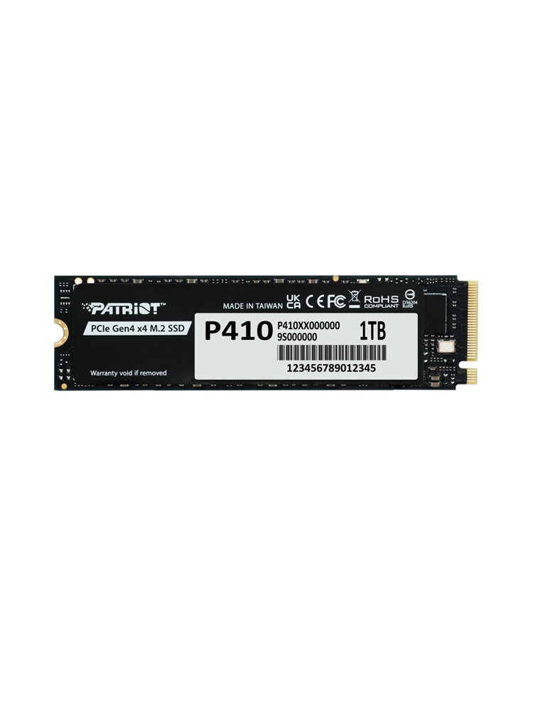 მყარი დისკი: Patriot P410 1TB SSD M.2 PCIe Gen4 x 4 2280 - P410P1TBM28H