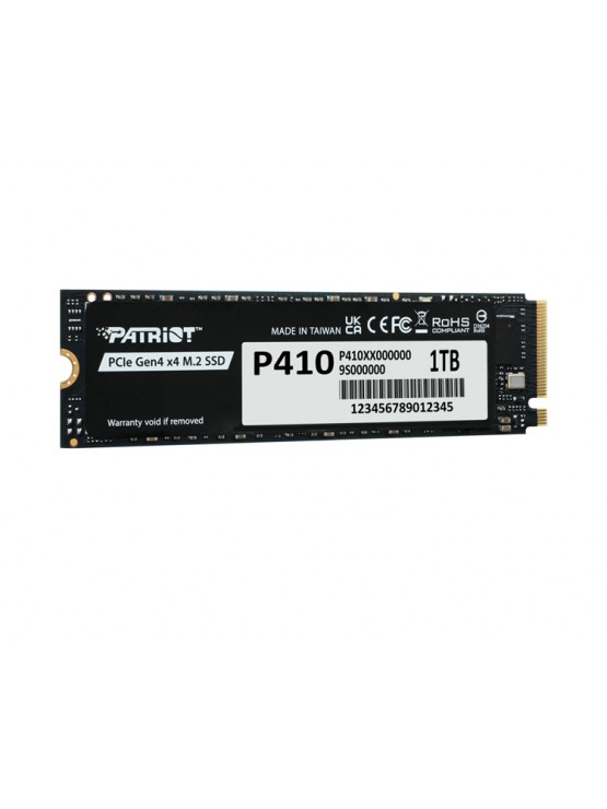 მყარი დისკი: Patriot P410 1TB SSD M.2 PCIe Gen4 x 4 2280 - P410P1TBM28H