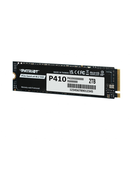 მყარი დისკი: Patriot P410 2TB SSD M.2 PCIe Gen4 x 4 2280 - P410P2TBM28H