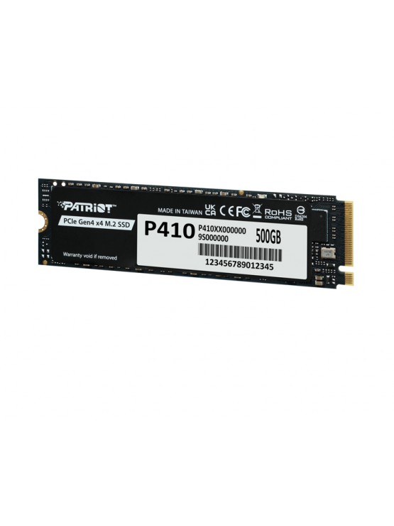 მყარი დისკი: Patriot P410 500GB SSD M.2 PCIe Gen4 x 4 2280 - P410P500GM28H