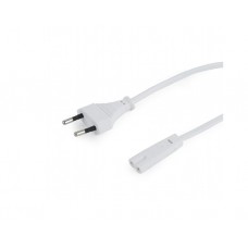 დენის კაბელი: Gembird PC-184/2-W Power cord 6 ft White 1.8m
