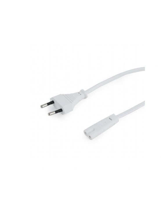 დენის კაბელი: Gembird PC-184/2-W Power cord 6 ft White 1.8m
