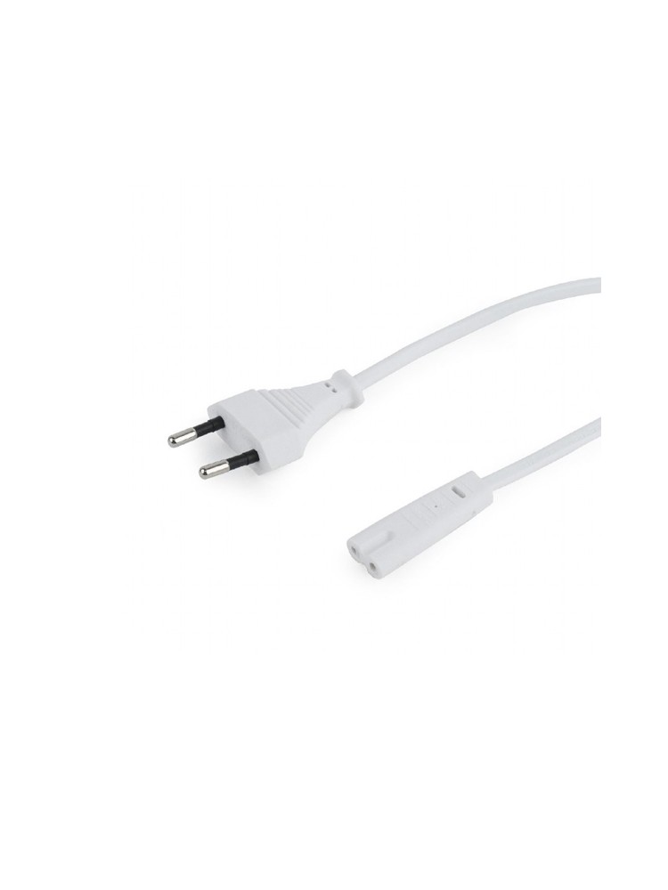 დენის კაბელი: Gembird PC-184/2-W Power cord 6 ft White 1.8m