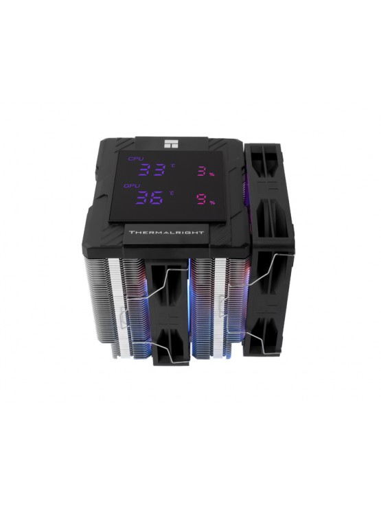 ქულერი: THERMALRIGHT Peerless Assassin 120 Digital ARGB BLACK CPU Universal Cooler