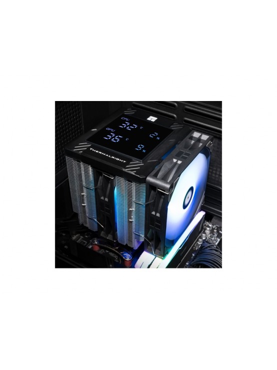 ქულერი: THERMALRIGHT Peerless Assassin 120 Digital ARGB BLACK CPU Universal Cooler