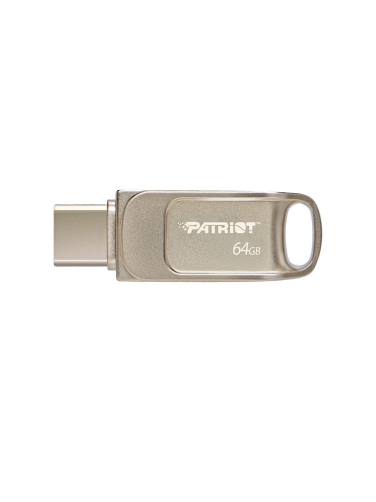 ფლეშ მეხსიერება: Patriot TAB T560 64GB USB 3.2 Gen 1 Swing Type-A+C - PS64GT560DS5D