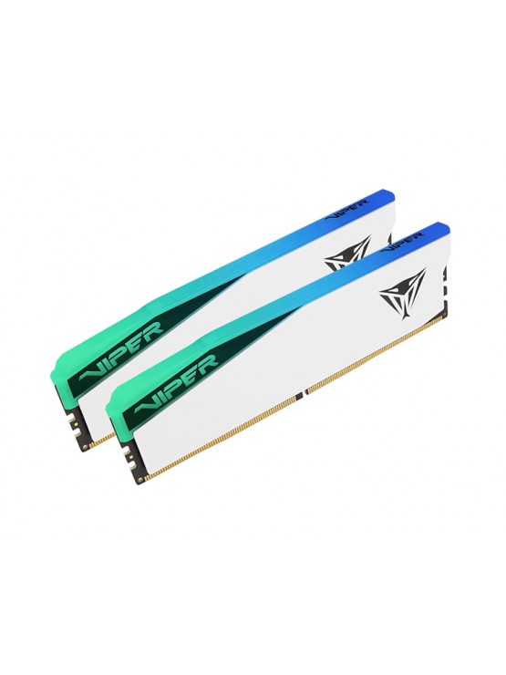 ოპერატიული მეხსიერება: Patriot Viper Elite 5 RGB DDR5 48GB 6400MHz DUAL KIT UDIMM XMP - PVER548G64C32KW