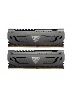 ოპერატიული მეხსიერება: Patriot Viper Steel DDR4 16GB 3600MHz DUAL KIT DIMM XMP - PVS416G360C8K