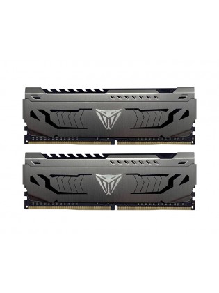 ოპერატიული მეხსიერება: Patriot Viper Steel DDR4 16GB 3600MHz DUAL KIT DIMM XMP - PVS416G360C8K