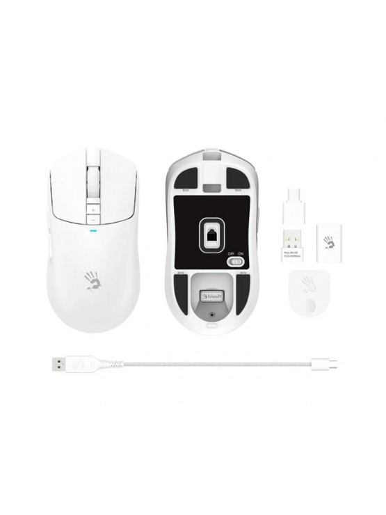 მაუსი: A4Tech Bloody R72 Ultra Dual Mode Wireless Gaming Mouse White