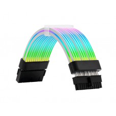 PSU კაბელის დამაგრძელებელი: Asiahorse RGB DualSR 24pin Black