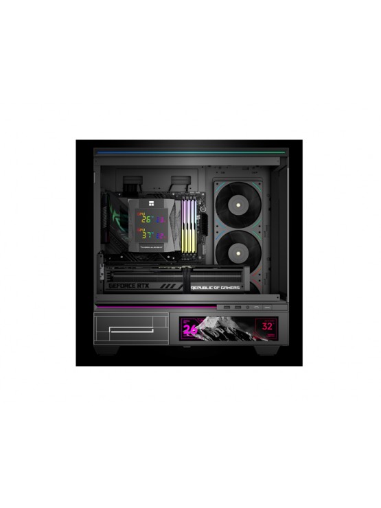 ქულერი: THERMALRIGHT Royal Knight 120 Digital BLACK CPU Universal Cooler