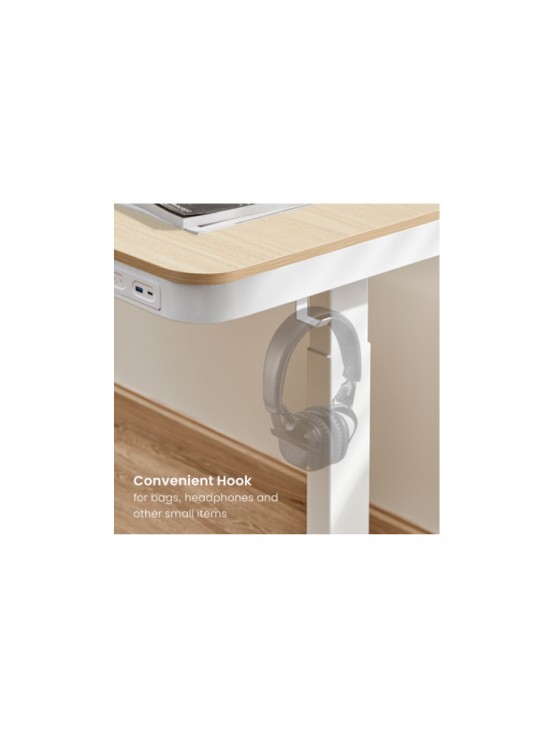 მაგიდა: Vertex VX-1SSD-01NW Single Motor Sit-Stand Desk with Drawer & Memory Control