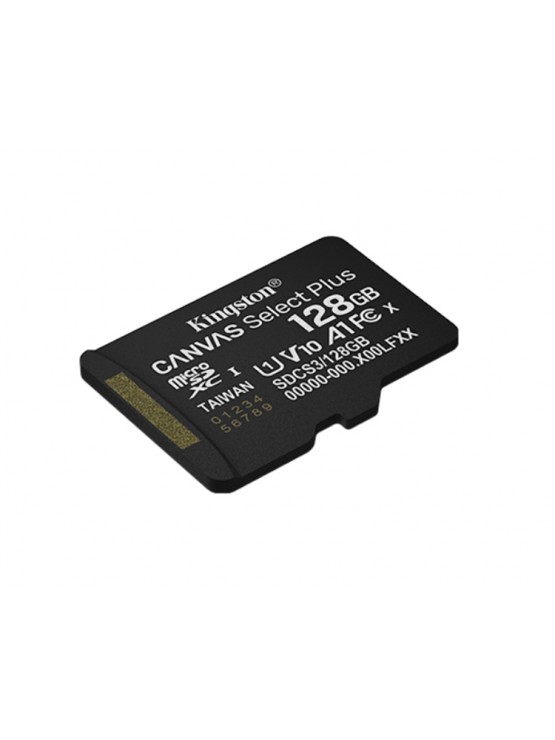 მეხსიერების ბარათი: Kingston Canvas Select Plus 128GB UHS-I Class 10 - SDCS3/128GBSP
