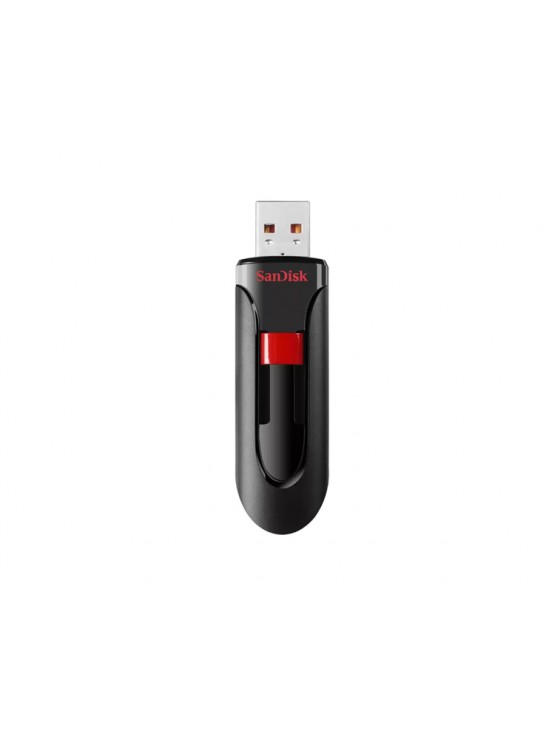 ფლეშ მეხსიერება: SanDisk Cruzer Glide 64GB USB 2.0 Flash Drive Black - SDCZ60-064G-B35