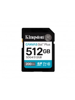 მეხსიერების ბარათი: Kingston Canvas Go! Plus 512GB UHS-I Class 10 - SDG4/512GB