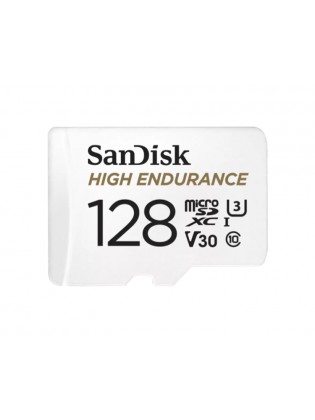 მეხსიერების ბარათი: SanDisk High Endurance 128GB microSDXC Class 10 - SDSQQNR-128G-GN6IA