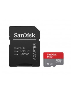 მეხსიერების ბარათი: SanDisk Ultra 256GB microSD Card with SD Adapter - SDSQUAC-256G-GN6MA