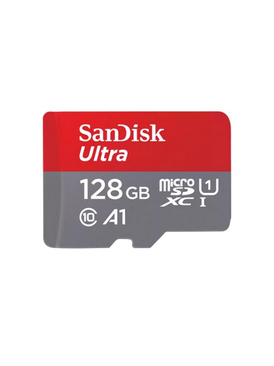 მეხსიერების ბარათი: SanDisk Ultra 128GB microSD Card with SD Adapter - SDSQUAB-128G-GN6MA