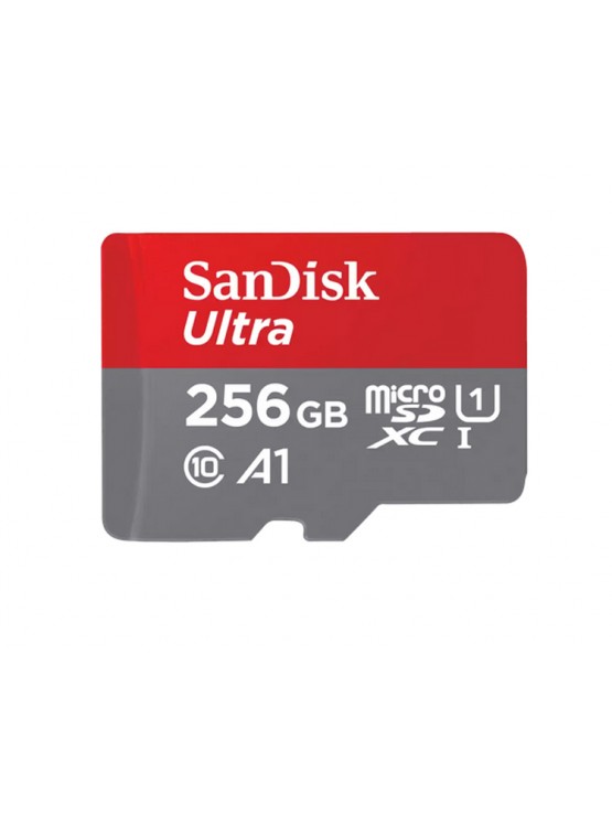 მეხსიერების ბარათი: SanDisk Ultra 256GB microSD Card with SD Adapter - SDSQUAC-256G-GN6MA