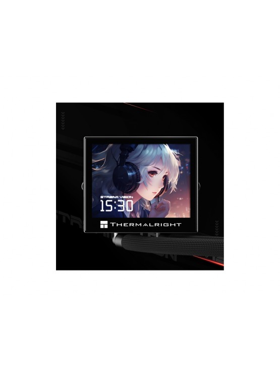 ქულერი: THERMALRIGHT Stream Vision 360 BLACK CPU Universal Cooler