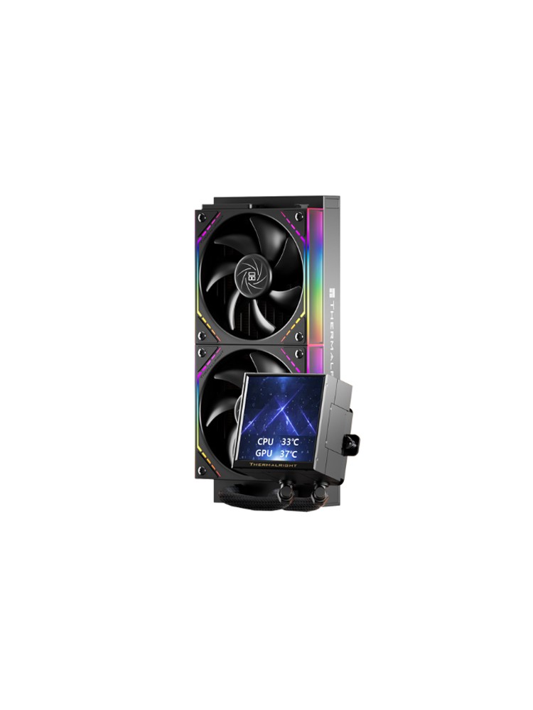 ქულერი: THERMALRIGHT Peerless Vision 240 ARGB BLACK CPU Universal Cooler