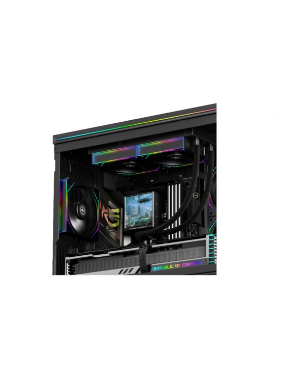 ქულერი: THERMALRIGHT Peerless Vision 240 ARGB BLACK CPU Universal Cooler