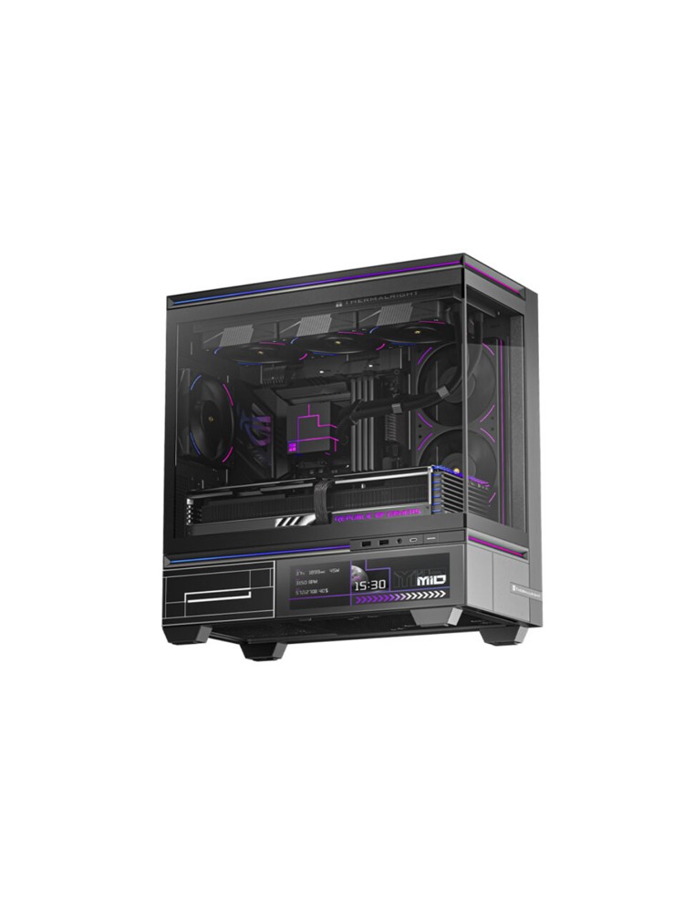 ქეისი: THERMALRIGHT TL-M10 Vision With Screen No Fan Black