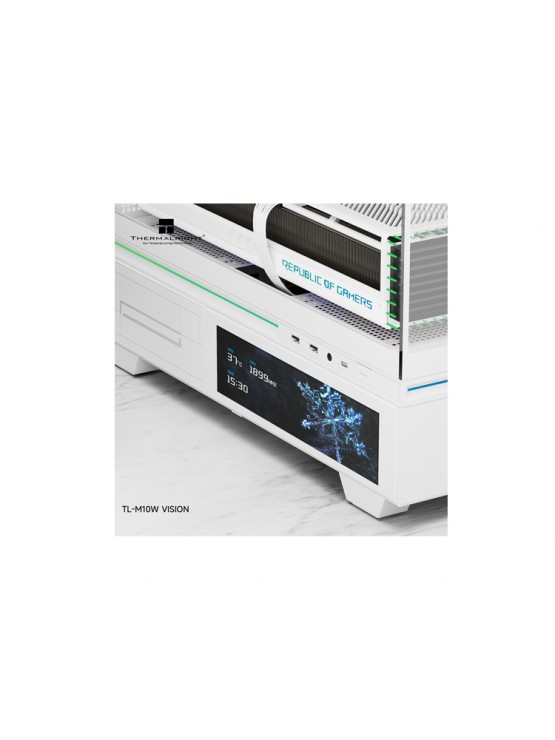 ქეისი: THERMALRIGHT TL-M10 Vision With Screen No Fan White