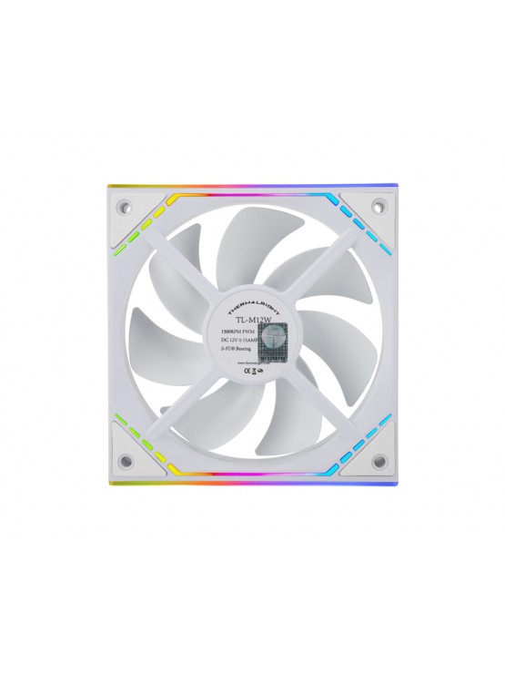 ქულერი: THERMALRIGHT TL-M12W 120mm ARGB Case Fan 1500 RPM±10%