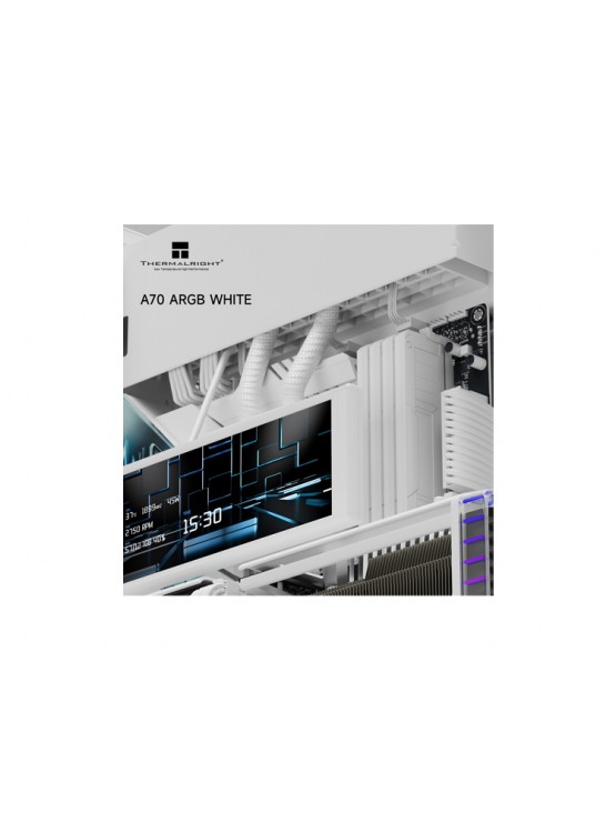 ქეისი: THERMALRIGHT TR-A70 ARGB WHITE 5x120mm ARGB Fans