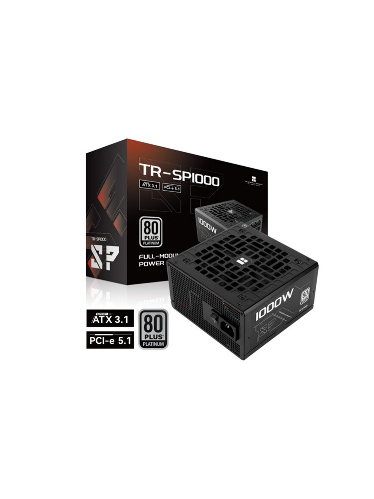 კვების ბლოკი: THERMALRIGHT TR-SP1000 1000W 80 PLUS PLATINUM ATX 3.1 Full-Modular