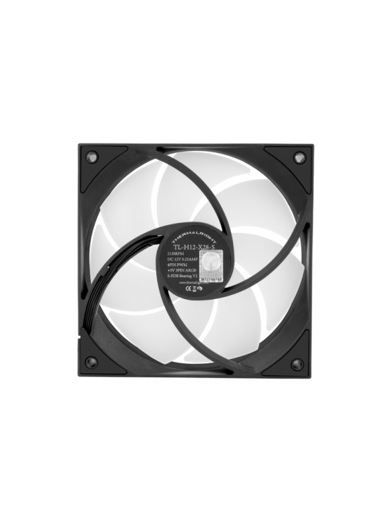 ქულერი: THERMALRIGHT TL-H12-X28-S 120mm ARGB Case Fan 2150 RPM±10%
