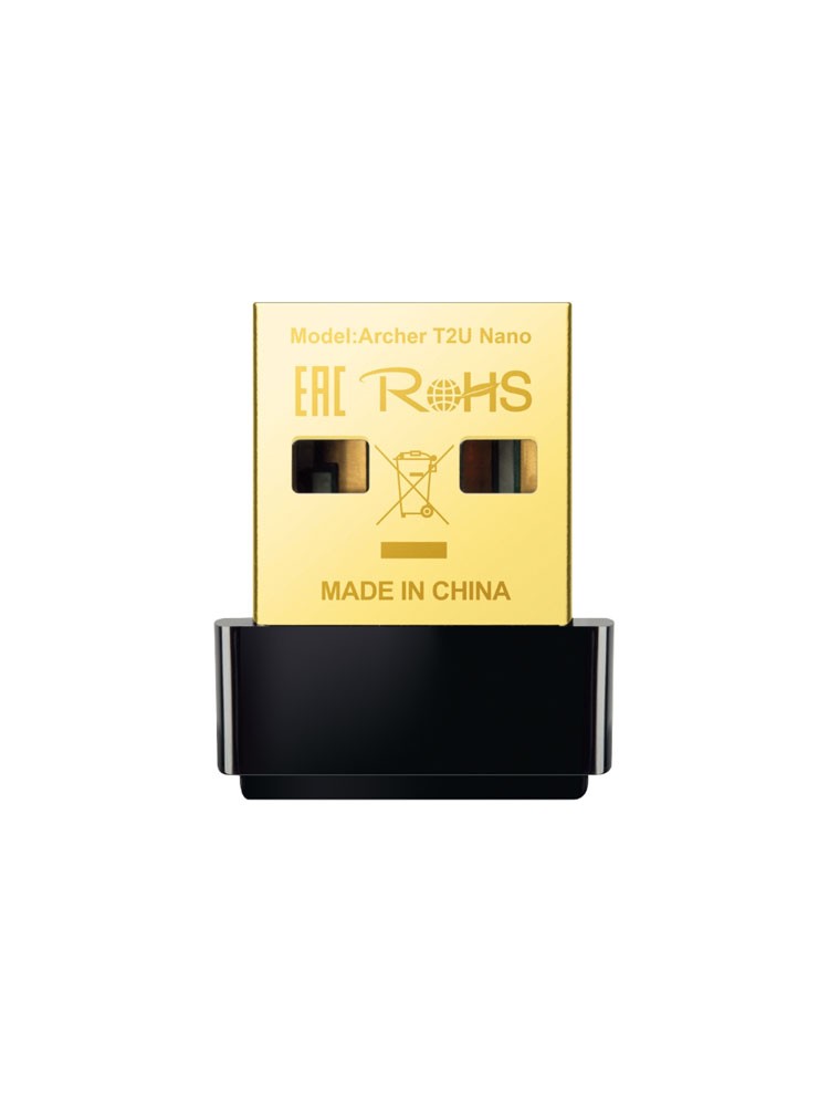 ადაპტერი: TP-Link Archer T2U Nano AC600 Dual Band Wi-Fi USB Adapter
