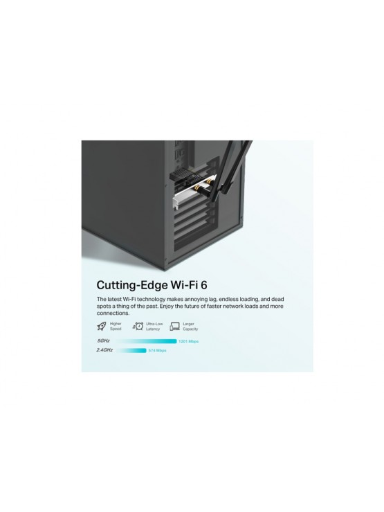 ადაპტერი: TP-Link Archer TX20E AX1800 Wi-Fi 6 Bluetooth 5.2 PCIe Adapter