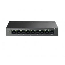 სვიჩი: TP-Link LS109P 9-Port 10/100Mbps Desktop Switch with 8-Port PoE+