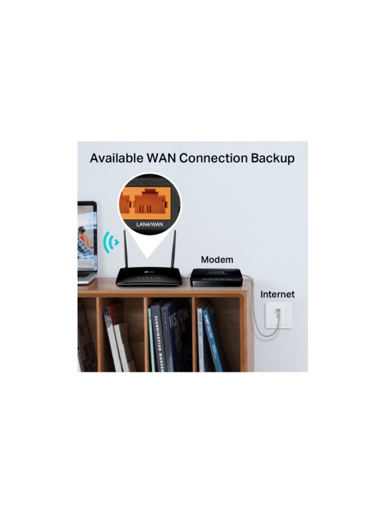 როუტერი: TP-Link Archer MR402 Wi-Fi 5 Router AC1200 Wireless Dual Band 4G LTE