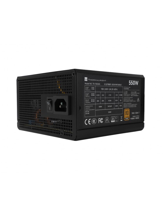 კვების ბლოკი: THERMALRIGHT 550W 80 PLUS Bronze - TR-TB-550S