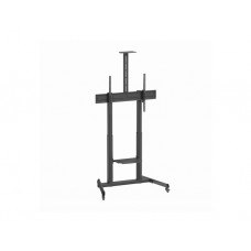 ტელევიზორის სადგამი: Gembird TVS-100T-03 TV floor stand with caster wheels (tilt) 60"-100"