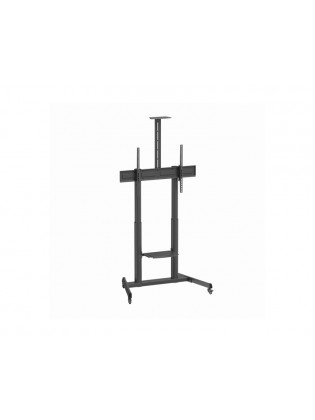 ტელევიზორის სადგამი: Gembird TVS-100T-03 TV floor stand with caster wheels (tilt) 60"-100"