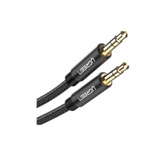 აუდიო კაბელი: UGREEN AV112 3.5mm Male To 3.5mm Male Cable 1m Black - 50361